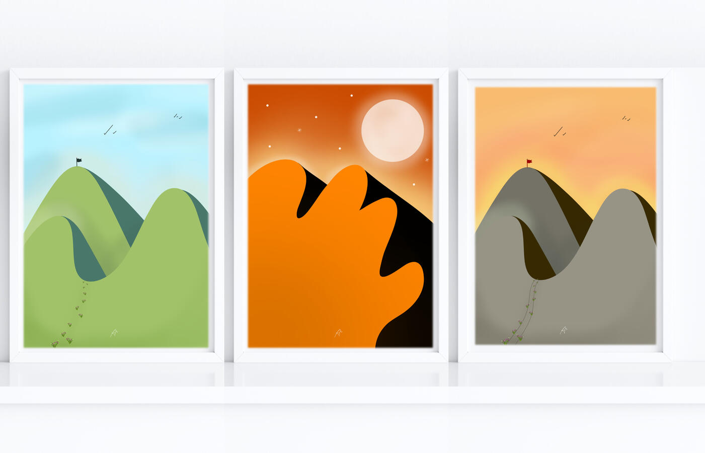 3er Set - Paysages de montagne (2024)