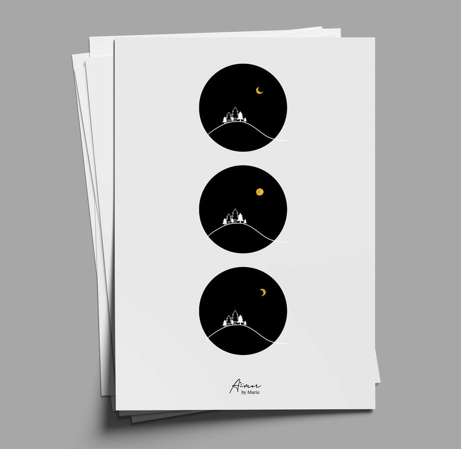 Ligne de Lunes - Paysage de lune (2024)