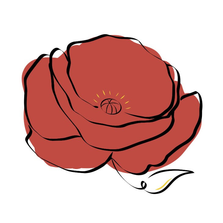 Illustration Blüme Maren - Marie Sasso 2025